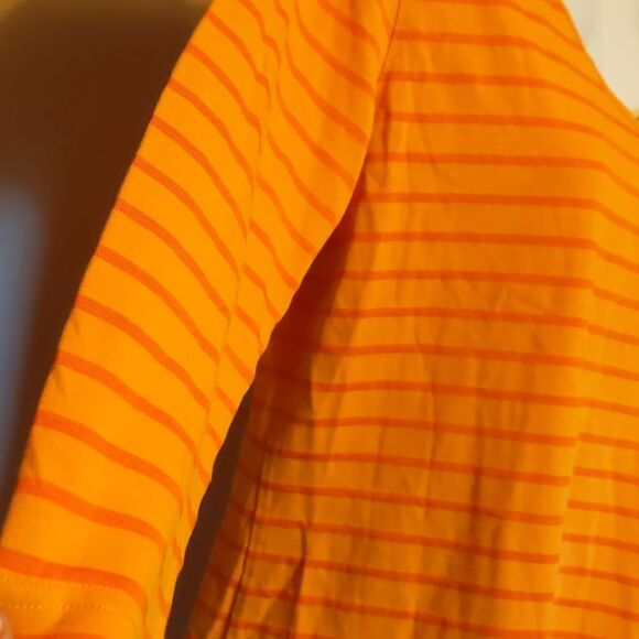 TALBOTS women top size small orange color - Picture 3 of 8